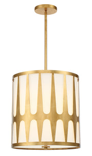 Crystorama ROY-805-GA Royston Four Light Pendant Antique Gold Main Image.jpg
