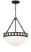 Crystorama KIR-B8105-BF Kirby Three Light Chandelier Black Forged Main Image.jpg