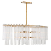 Crystorama 398-GA Bleecker Eight Light Chandelier Antique Gold Main Image.jpg