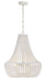 Crystorama 608-MT Rylee Six Light Chandelier Matte White Main Image.jpg