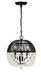 Crystorama DUV-623-MK Duval Three Light Mini Chandelier Matte Black Main Image.jpg