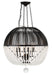 Crystorama DUV-626-MK Duval Six Light Pendant Matte Black Main Image.jpg