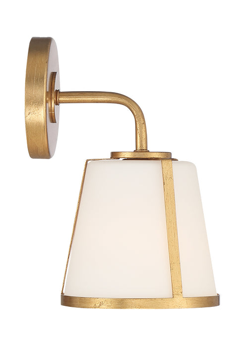 Crystorama FUL-911-GA Fulton One Light Wall Sconce Antique Gold Main Image.jpg