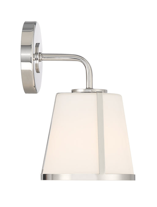 Crystorama FUL-911-PN Fulton One Light Wall Sconce Polished Nickel Main Image.jpg