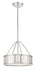 Crystorama KEN-8303-PN Kendal Three Light Pendant Polished Nickel Main Image.jpg