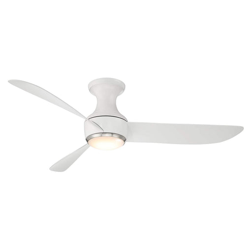 Modern Forms Fans FH-W2203-52L27BNMW 52"Ceiling Fan, Brushed Nickel/Matte White