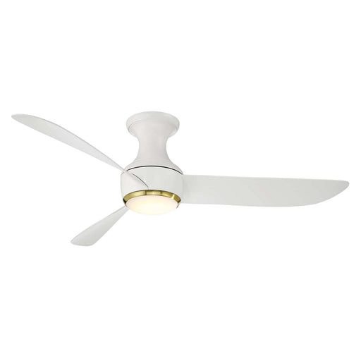 Modern Forms Fans FH-W2203-52L35SBMW 52"Ceiling Fan, Soft Brass/Matte White