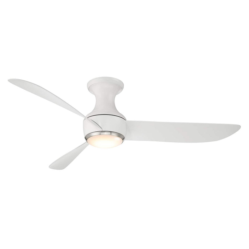 Modern Forms Fans FH-W2203-52L-BN/MW 52"Ceiling Fan, Brushed Nickel/Matte White