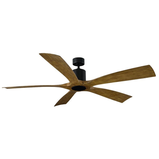 Modern Forms Fans FR-W1811-5-MB/DK 54"Ceiling Fan, Matte Black/Distressed Koa