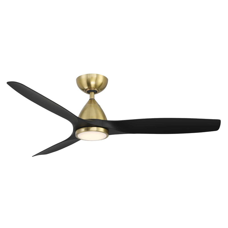 Modern Forms Fans FR-W2202-54L-SB/MB 54"Ceiling Fan, Soft Brass/Matte Black