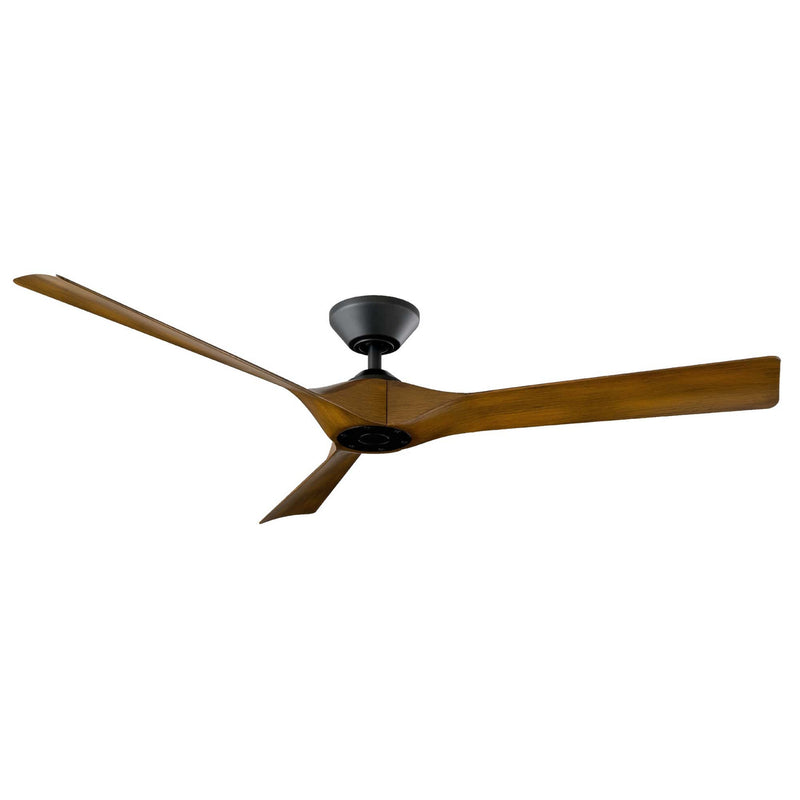 Modern Forms Fans FR-W2204-58-MB/DK 58"Ceiling Fan, Matte Black/Distressed Koa
