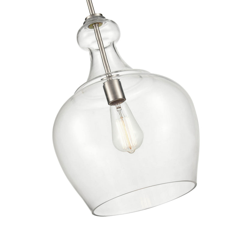 Millennium 4211-BN Corra One Light Pendant, Brushed Nickel Main Image.jpg