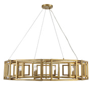 Savoy House 1-1675-8-171 Eight Light Chandelier, Burnished Brass