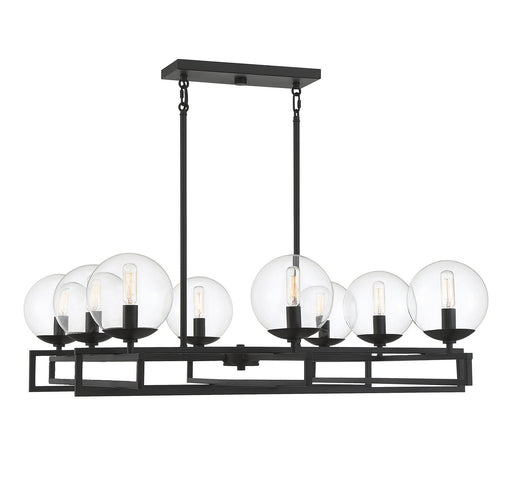 Savoy House 1-1861-8-89 Eight Light Chandelier, Matte Black