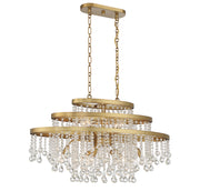 Savoy House 1-1867-10-322 Ten Light Chandelier, Warm Brass