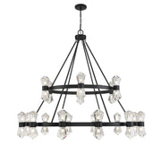 Savoy House 1-1938-36-89 LED Chandelier, Matte Black