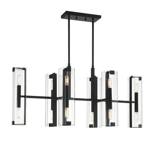 Savoy House 1-9773-12-89 12 Light Chandelier, Matte Black