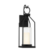 Savoy House 5-1985-BK One Light Outdoor Wall Lantern, Matte Black