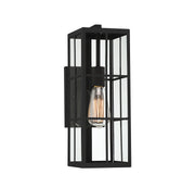 Savoy House 5-1989-BK One Light Outdoor Wall Lantern, Matte Black