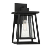 Savoy House 5-2021-BK One Light Outdoor Wall Lantern, Matte Black