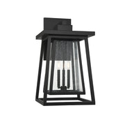 Savoy House 5-2023-BK Three Light Outdoor Wall Lantern, Matte Black