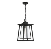 Savoy House 5-2025-BK One Light Outdoor Hanging Lantern, Matte Black