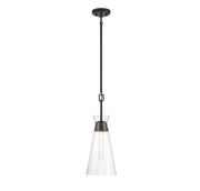 Savoy House 7-1831-1-89 One Light Pendant, Matte Black
