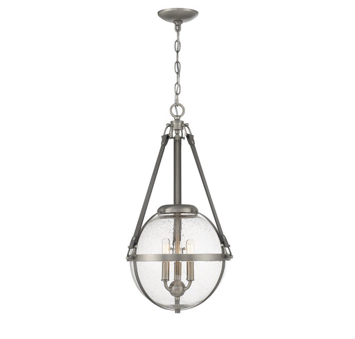 Savoy House 7-1837-3-154 Three Light Pendant, Antique Nickel