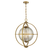 Savoy House 7-1872-3-322 Three Light Pendant, Warm Brass