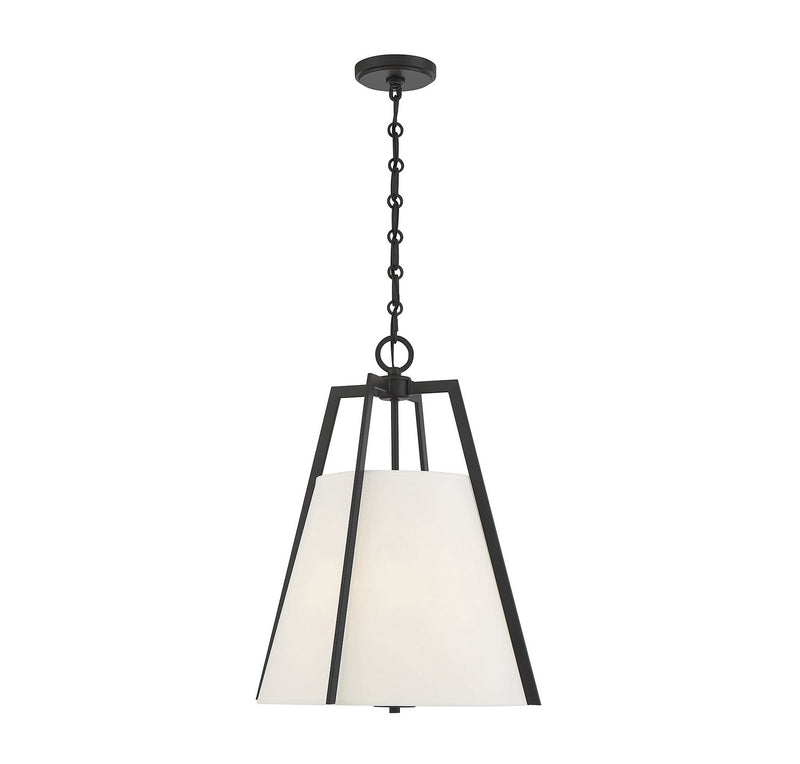 Savoy House 7-1875-3-89 Three Light Pendant, Matte Black