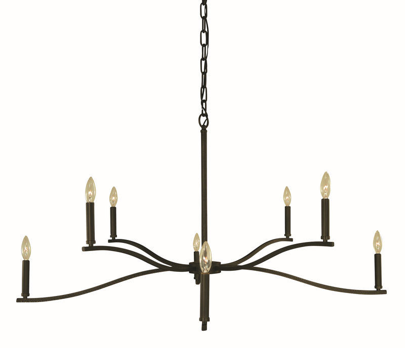 Framburg L1192 IRON Bridgeport Eight Light Chandelier, Iron Main Image.jpg