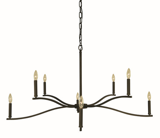 Framburg L1192 IRON Bridgeport Eight Light Chandelier, Iron Main Image.jpg