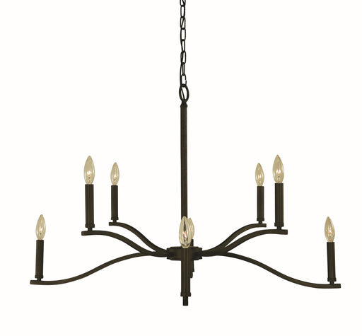 Framburg L1190 IRON Bridgeport Eight Light Chandelier, Iron Main Image.jpg