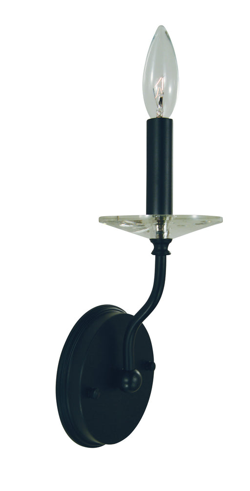 Framburg L1161 MBLACK Ashley One Light Wall Sconce, Matte Black Main Image.jpg