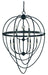 Framburg L1154 MBLACK Elizabeth Nine Light Foyer Chandelier, Matte Black Main Image.jpg