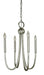 Framburg L1127 BN Alexandria Four Light Chandelier, Brushed Nickel Main Image.jpg