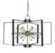 Framburg L1120 SP/PN/MBLACK Vega Six Light Chandelier, Satin Pewter/Polished Nickel/Matte Black Main Image.jpg