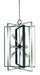 Framburg L1091 BN/MBLACK Interstellar 11 Light Chandelier, Brushed Nickel with Matte Black Accents Main Image.jpg