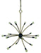 Framburg L1076 AB/MBLACK Comet 16 Light Chandelier, Antique Brass with Matte Black Accents Main Image.jpg