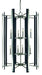 Framburg L1062 BN/MBLACK Bucolic 12 Light Chandelier, Brushed Nickel with Matte Black Accents Main Image.jpg