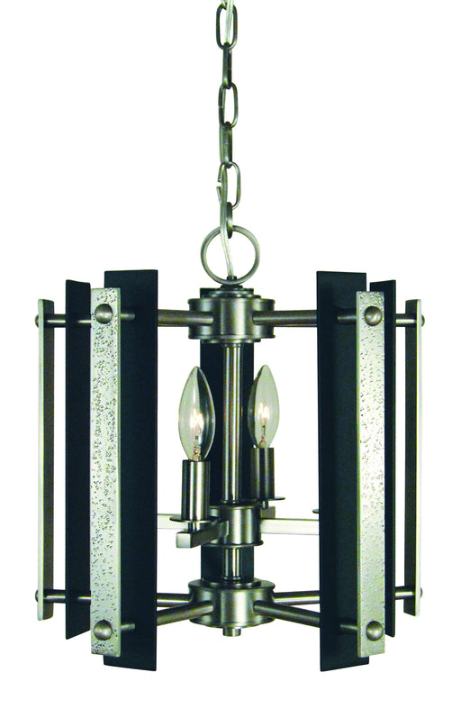 Framburg L1061 BN/MBLACK Bucolic Four Light Dual Mount, Brushed Nickel with Matte Black Accents Main Image.jpg