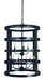 Framburg L1009 MBLACK Homestead Nine Light Foyer Chandelier, Matte Black Main Image.jpg