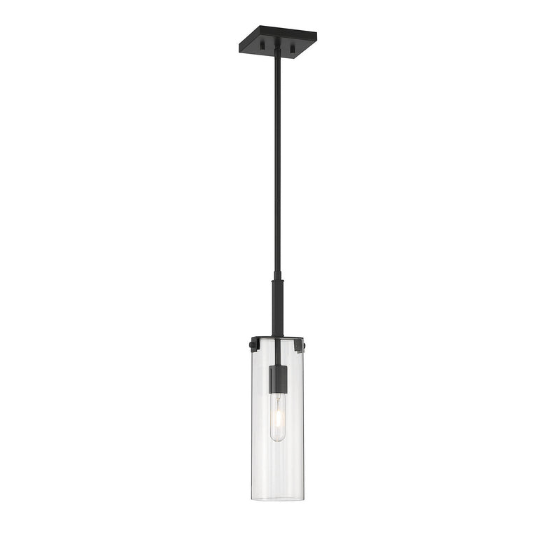 Savoy House 7-9770-1-89 One Light Mini-Pendant, Matte Black