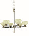 Framburg 5696 PN/MBLACK Stonebridge Five Light Chandelier, Polished Nickel/Matte Black Main Image.jpg