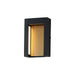 ET2 E30102-BKGLD Alcove LED Outdoor Wall Sconce, Black / Gold Main Image.jpg