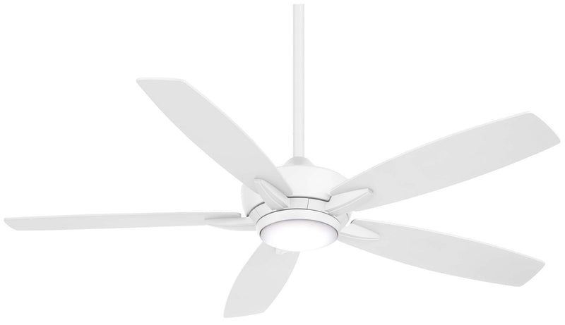 Minka-Aire F717L-WHF Kelvyn 52" Ceiling Fan, Flat White Main Image.jpg