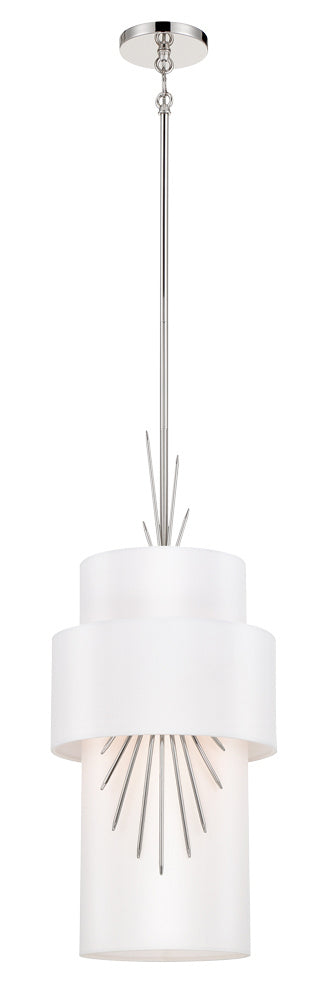 George Kovacs P5392-613 Gramercy One Light Mini Pendant, Polished Nickel Main Image.jpg