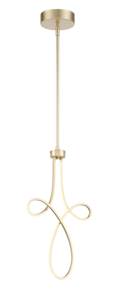 George Kovacs P5431-697-L Astor LED Mini Pendant, Soft Gold Main Image.jpg