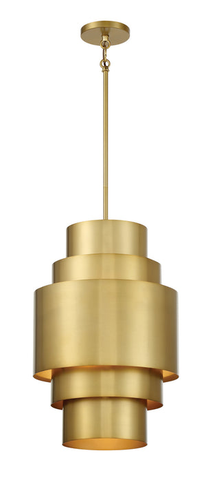 Minka-Lavery 2533-695 Spyglass Terrace Three Light Pendant, Soft Brass Main Image.jpg