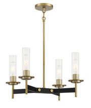 Minka-Lavery 2544-726 Baldwin Park Four Light Chandelier, Coal And Soft Brass Main Image.jpg